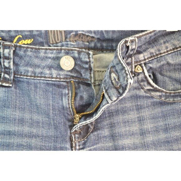 Kut From The Kloth Women's 8 So Low Bootcut Medium Wash Jeans - Picture 6 of 13